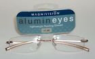 R116 024021226188 Magnivision Alumineyes Lightweight Reading Glasses 1.00 Nwt