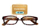 024021251173 Channing Magnivision Fashion Reading Glasses 2.00 Nwt K98