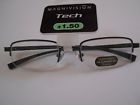 024021403817 Magnivision Mens Tech Reading Glasses Lightweight Aluminum Gun