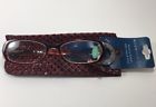 024021444070 Magnivision Reading Glasses Case Loop And Beaded Necklace