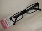 04pkpmi Ups Optx Black Square Frame Reading Glasses Cheaters 708862712405