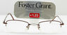 070135275826 Foster Grant Mason Reading Glasses Brown