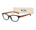 078041072645 Icu Eyewear Berkeley Classic Reading Glasses Black Readers