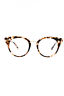 0812271029754 Dita Womens Reckless Clear Brown Tortoise Shell Print
