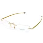 1.00 Calvin Glasses Klein Gold 510 Prescription Reading Folding Cr1