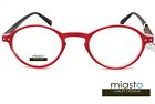 1.00red Retro 39.99 Glasses Preppy Reading Reader Keyhole Specs Nwt Miasto