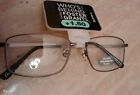 1.5fg Foster Grant Tech Reading Glasses 1.50 Gray Titanium Frames New With Tags