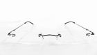 Lo0813 1.75 Chop Readers Rimless Grant Rectangular Classic Foster Black