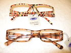 1-rainbow 2.75 Frame 2 1-double Reading Strength Pairs Colored Glasses Fun