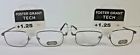 1011816-125 Foster Grant Pairs Tech Titanium Reading Glasses Gunmetal 070135713205