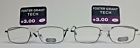 1011816-300 Foster Grant Pairs Tech Titanium Reading Glasses Gunmetal 070135713472