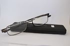 1016318-325-mcv Reading Glasses Foster Grant New Gavin Gun Flat Folding 3.25 887661997777