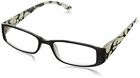 1016900-250 1016900-250.com Foster Grant New Womens Tatum Polarizedsquarereaders Black 887661116352