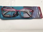 1017660-325 Foster Grant Reading Glasses Ashlyn Red Frames With 887661254450