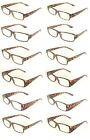 12tort1.00 Mr.reading Glasses Reading 1.00 12 Pair Tortoise Plastic Frame Wholesale Reader