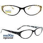 Oval125 150 200 175 Leopard " Glasses "sassy Readers Reading 250 Nwt Moxie Womens