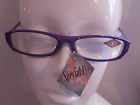1523 Magnivision New Nwt Reading Glasses Special Eyes 1.75 Fun Artsy Purple Plastic Frames 758266004477
