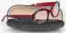 1622 Judith Leiber Crystals Reading Glasses 3.00 New Red Italy Made Authentic