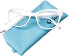 17-634-white-0 Soolala Vintage Stylish Lens Oversized Reading Glass Big 696538612947