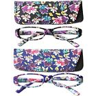 18-607-bkgn-150 Soolala Fashionable Spring Hinge Rectangular Reading Glasses Matching