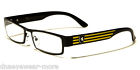 Kn934e200 2.00 Protective Khan Glasses Black Yellow Pouch Reading Men Free
