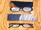 2 Glasses Prints Select--vision Reading Prices Tiger 1.50 Cases Lot Women