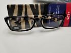 20127701t Icu Eyewear Reading Glasses Black And Tan Case 078041132493