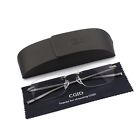 2015ayj175 Cgid Unisex Lightweight Rimless Frameless Rectangle Reading Glasses Mens Womens