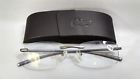 2015ayj250 Cgid Rimless Designer Folding Unisex Reading Glasses Gray Used Aa