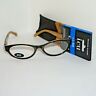 202100 6t Readers Reading Glasses Icu Eyewear Napa Oval Black 078041072850