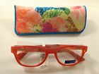 181015-569 22087-j04 Vera Bradley New Courtney Readers Reading Glasses In Superbloom