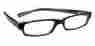 2275-01 Left Brain Eye Bobs Black With Marble Inside Reading Glasses 2.50