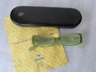 2278 06 Eyebobs Readers Eye Bobs Eyeglasses Green No Holes Barred Case