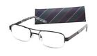 23829 7297combohalfrimblack Glasses Reading