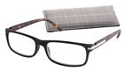7302modernmatterectangleblack 23839 Glasses Reading