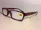 24ccpr Cheetah Readers Mens Reading Glasses Brown Frames New
