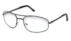 25099 R14948gunmetaltintedlightgreysunreader Glasses Reading
