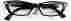 25763 Corinne Mccormack Womens Le Papillon Black Retro Reading Glasses New 2.50