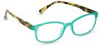269250 Peepers Womens Turtle Bay Teal Reading Glasses New 707470269165