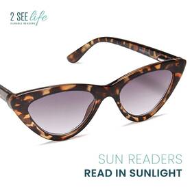 R-620 2seelife Wmp Eyewear Cat-eye Sunglasses Brown Havana Tortoise Shell Frames