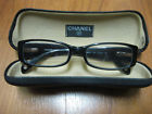 3096-b Chanel Authentic Black Swarovski Reading Glasses C501 52 15 135 Case