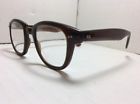 3506 Diamond Plate Reader Eyeglasses Brown Made In Japan Designer Vintage