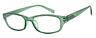 39039 Aj Morgan Reader Reading Glasses Eyeglasses Princess Stephanie Eyewear Green