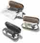 3pk-r8059 Eye-zoom 3 Pack Folding Reading Glasses With Hard Case Black Silver Gunmetal