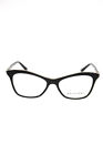 4093-b Bvlgari Womens Glasses Black Gold Crystal Reading In Case