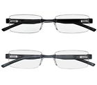 43230-19657 Success Eyewear Reading Glasses Set Of Rimless Ultra 696230443788