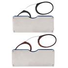 43230-55595 Doubletake Pack Pince Nez Portable Reading Glasses Case 695634558012