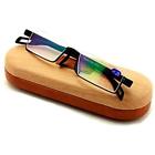 4323043762 Reading Glasses Featherweight Slim Half Rim Memory Flex 747906090109