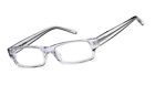 43246-7755 Dalix Trendy Prescription Glasses Frames Rxable Everyday Use In Clear