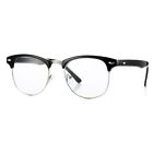 4331213605 Azorb Fake Nerd Glasses Clubmaster Clear Lens Frame 716866591490